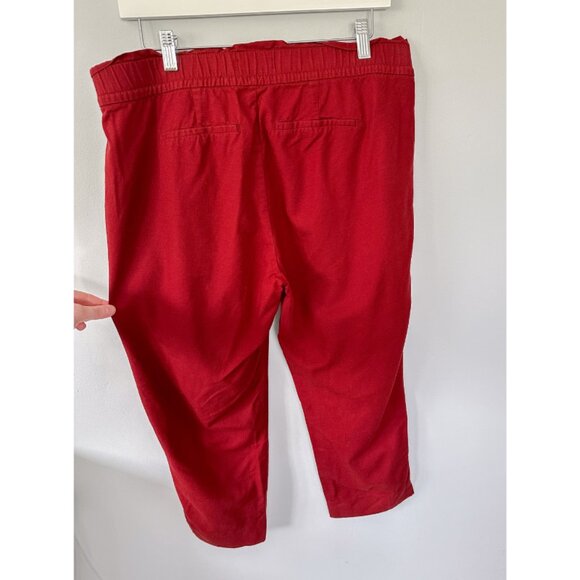 Gap Burnt Orange Paper Bag Pants - Picture 9 of 11